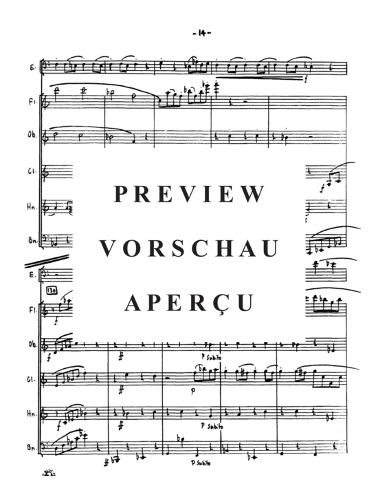 Produktgalerie: Seite 16 von 21 Sextet , , (Gemischtes Ensemble für Holzbläser Quintett + Euphonium Solo)