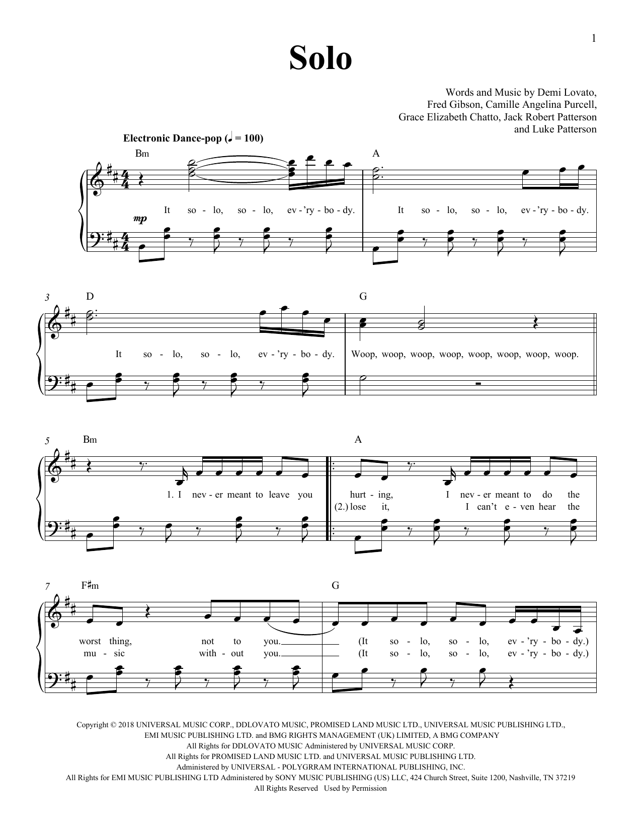 Produktbild zu:  Solo (feat. Demi Lovato) - Clean Bandit