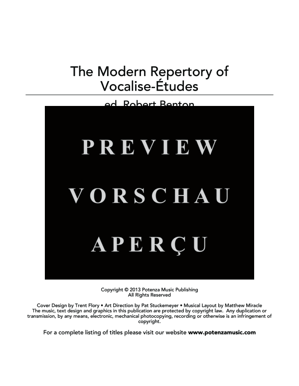Product gallery: Page 3 of 11 Modern Repertory of Vocalise-Etudes, The, , (euphonium and piano)