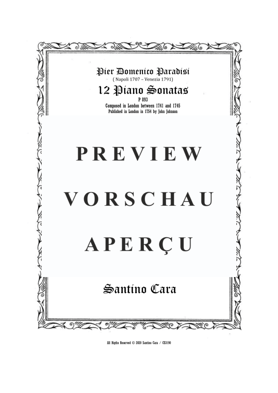Produktgalerie: Seite 2 von 11 12 Klavier Sonaten P893 - Vollständige Partituren, , Klavier Solo
