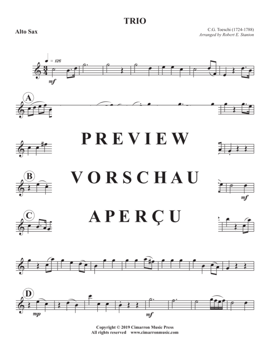 Product gallery: Page 10 of 13 Trio , , (Saxophone Trio SAB)