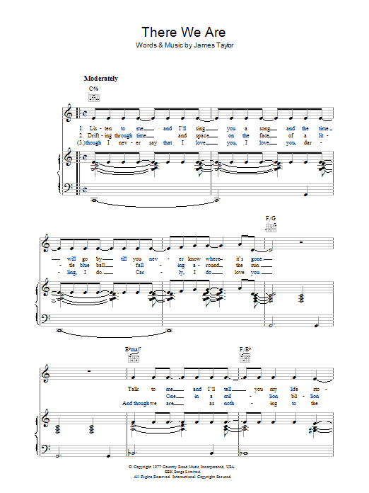 Produktgalerie: Seite 1 von 1 There We Are, James Taylor, Gesang, Gitarre, Klavier