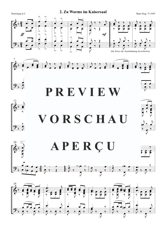 Product gallery: Page 2 of 5 Zu Worms im Kaisersaal (Marsch), , Trombone Choir