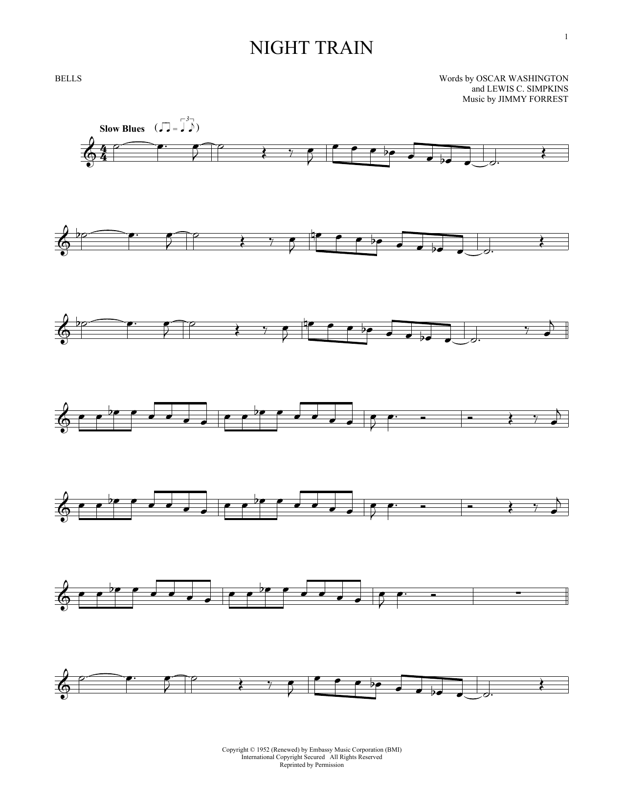 Produktgalerie: Seite 1 von 1 Night Train, Jimmy Forrest, Percussion