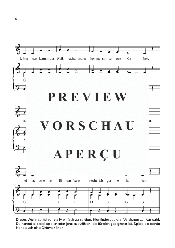 Product gallery: Page 5 of 5 Morgen kommt der Weihnachtsmann, , Accordion and vocals