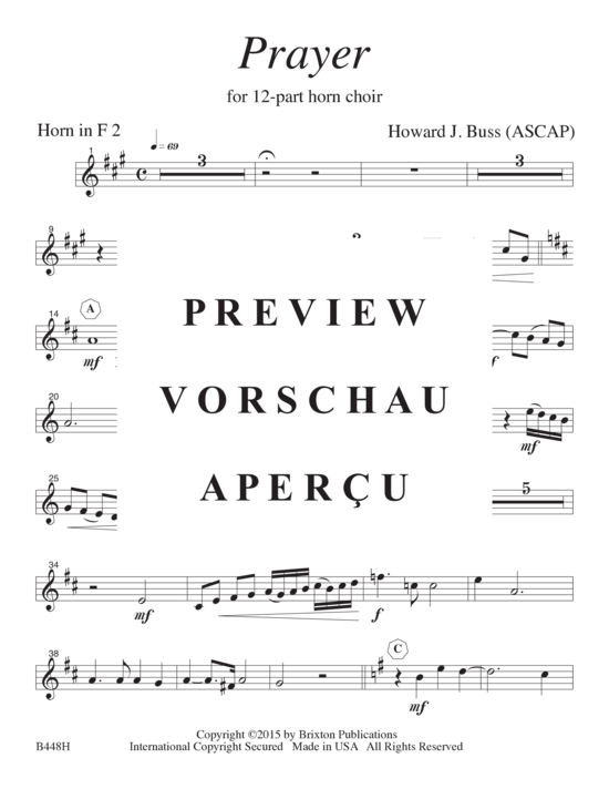 Product gallery: Page 12 of 21 Prayer , , (12-part horn choir)