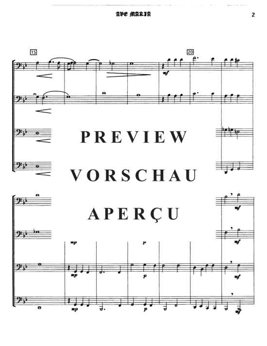 Produktgalerie: Seite 4 von 9 Ave Maria , , (Tuba Quartett EETT)