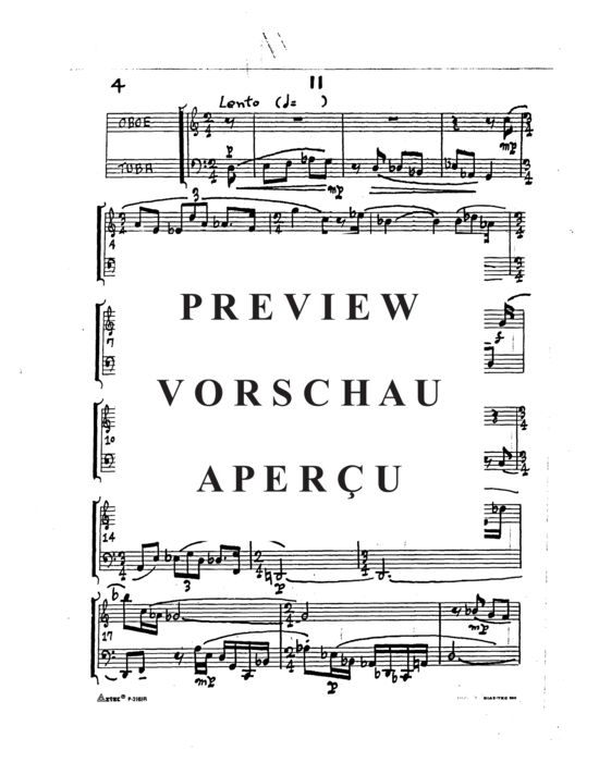 Produktgalerie: Seite 6 von 20 Sy-Anita for Tuba and Oboe , , (Duett)
