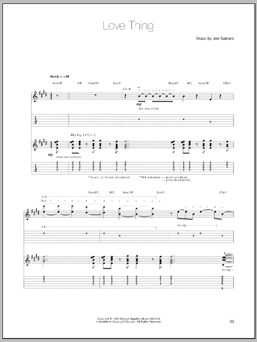 Product gallery: Page 1 of 1 Love Thing, Joe Satriani
