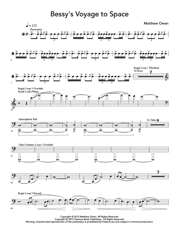 Product gallery: Page 1 of 8 Bessy´s Voyage to Space, , (Tuba Solo Electronics)