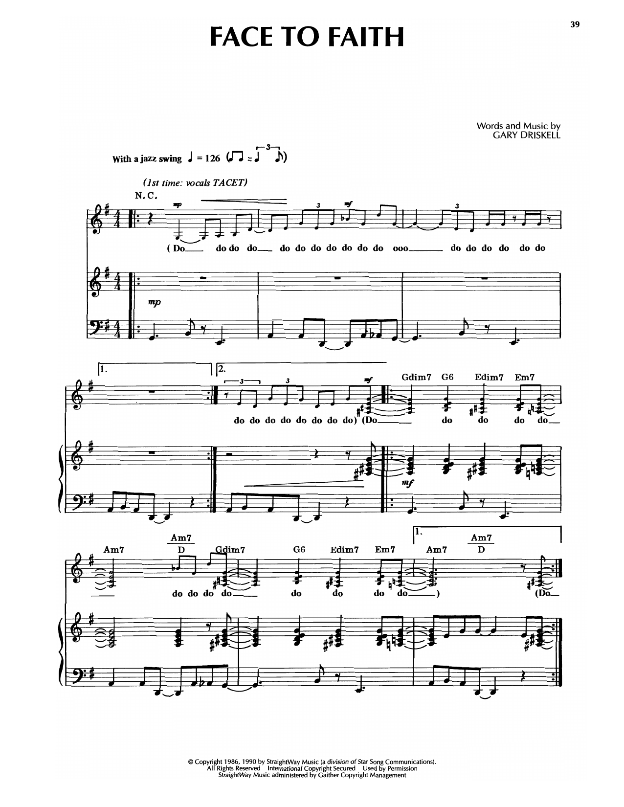 Product gallery: Page 1 of 1 Face To Faith, Sandi Patty