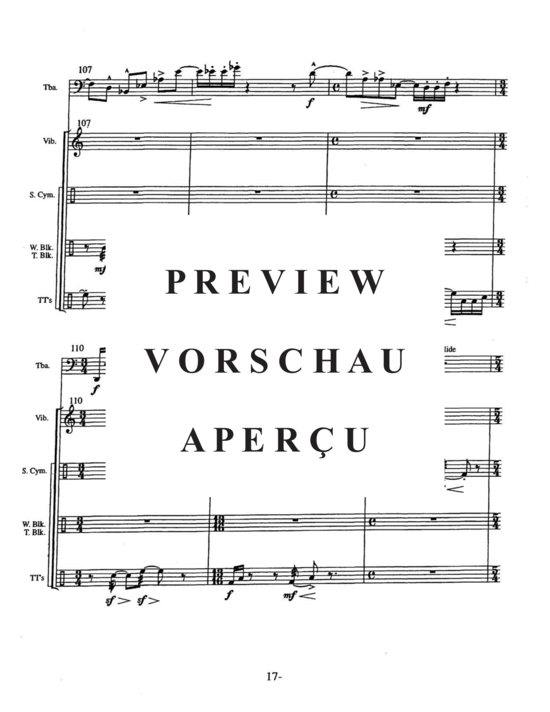 Produktgalerie: Seite 21 von 21 Duo Fantasia , , (Tuba Solo + Percussion)