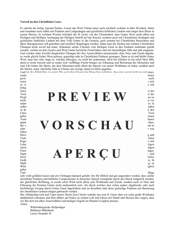 Produktgalerie: Seite 7 von 11 Der gantz Psalter Davids, Bd. 1, Psalm 1 - 30, , (Gemischter Chor)