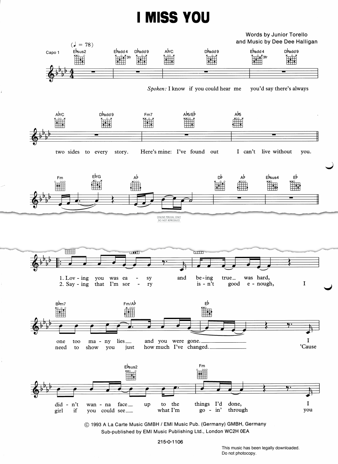 Product gallery: Page 1 of 1 I Miss You, Haddaway