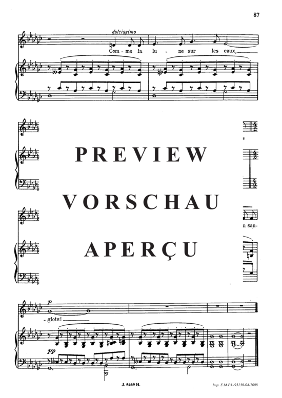 Product gallery: Page 7 of 7 Accompagnement Op.85 No.3, , Medium Voice and Piano