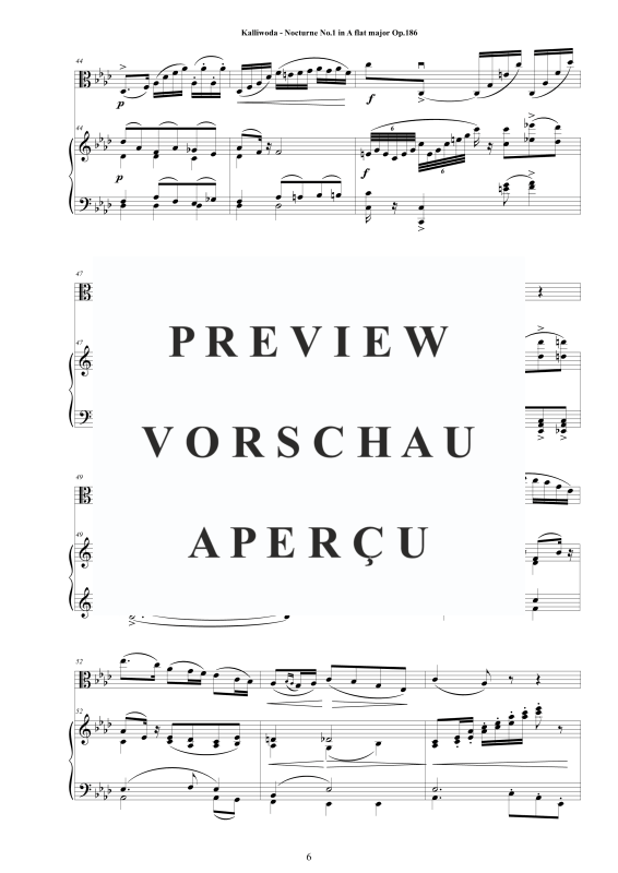 Produktgalerie: Seite 7 von 11 Nocturne Nr.1 Op.186, , Viola und Klavier