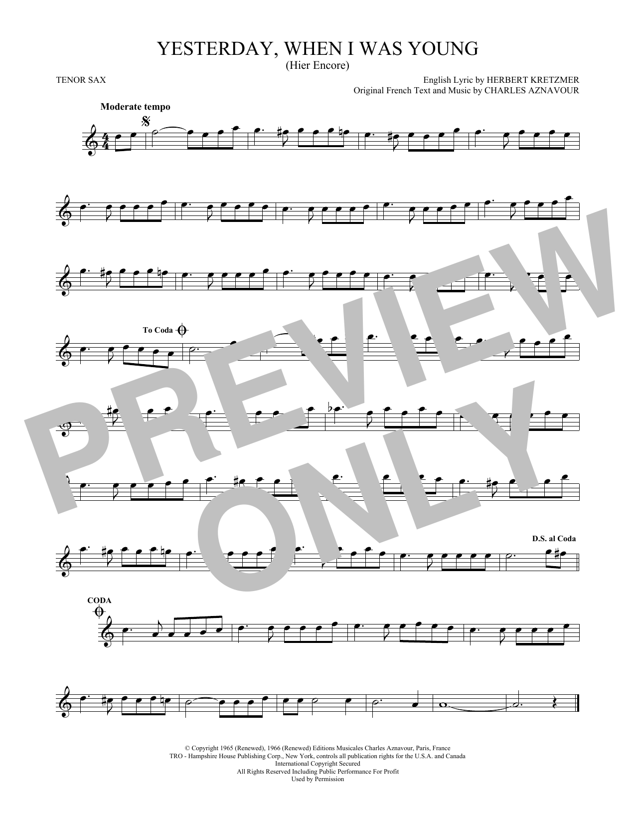 Product gallery: Page 1 of 1 Yesterday, When I Was Young (Hier Encore), Roy Clark