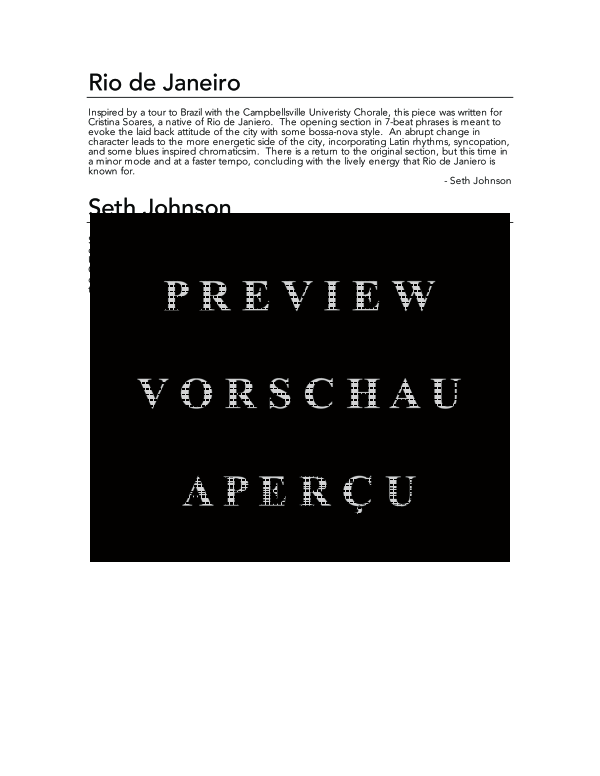 Product gallery: Page 4 of 11 Rio de Janeiro, , (flute and piano)