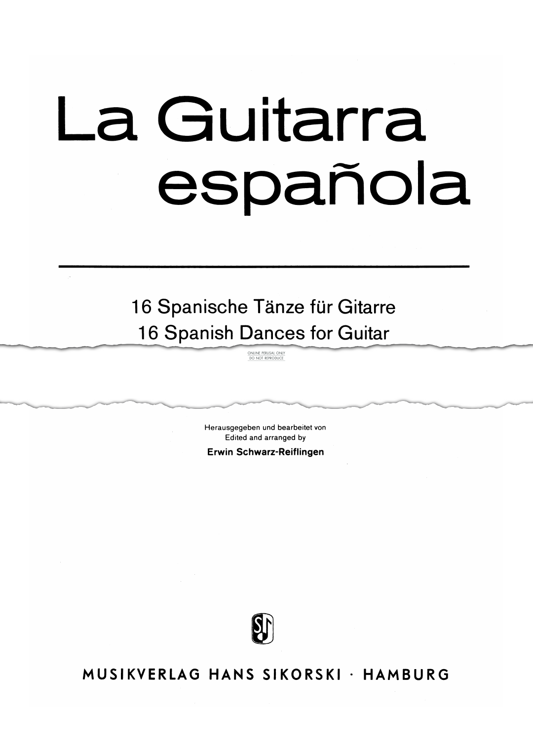 Produktbild zu: La Guitarra Española