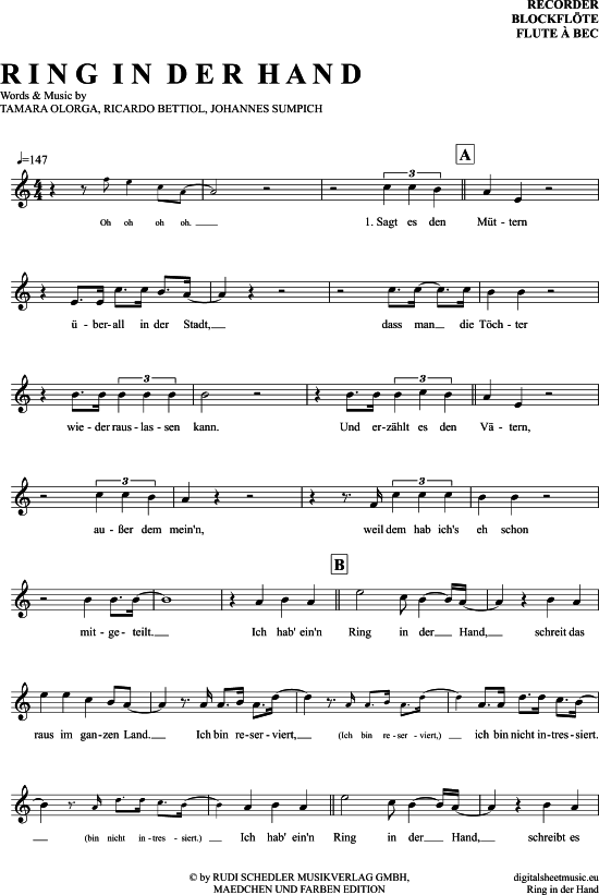 Product picture to: Ring In Der Hand Josh