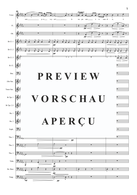 Produktgalerie: Seite 8 von 11 Blumenlied (aus Carmen), , Tenor Solo und Blasorchester