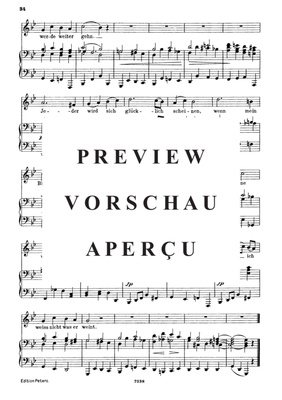 gallery: Gesänge des Harfners D.478-3 , , (Gesang mittel + Klavier)