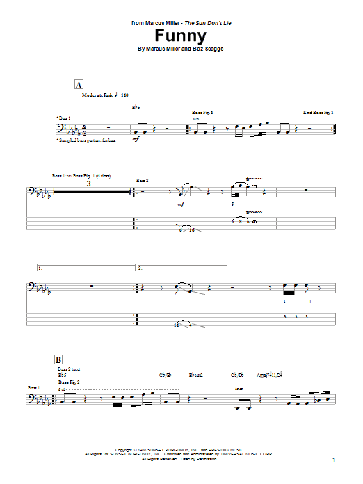 Produktgalerie: Seite 1 von 1 Funny, Marcus Miller, E-Bass