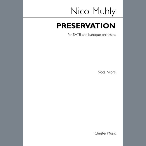 cover: Preservation, Nico Muhly, Chor