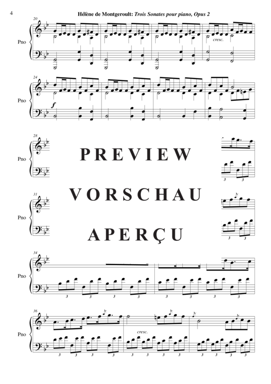 Product gallery: Page 5 of 21 3 Sonatas, opus 2 , Nicolas Horvath, Piano Solo