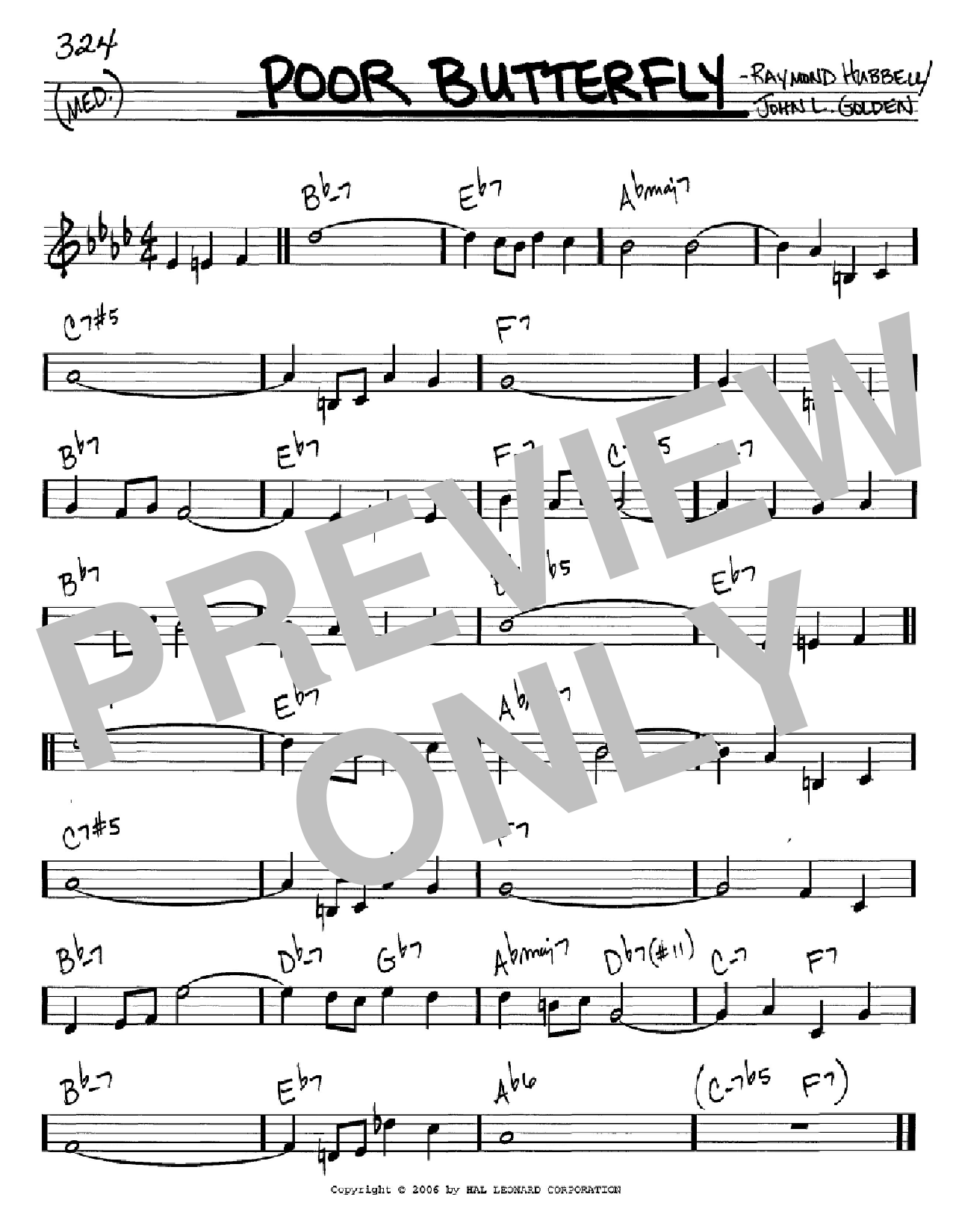 Produktbild zu: Poor Butterfly