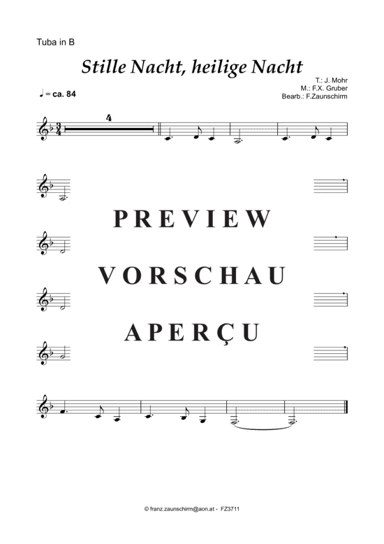 Product gallery: Page 5 of 6 Stille Nacht, heilige Nacht , , (tuba + piano)