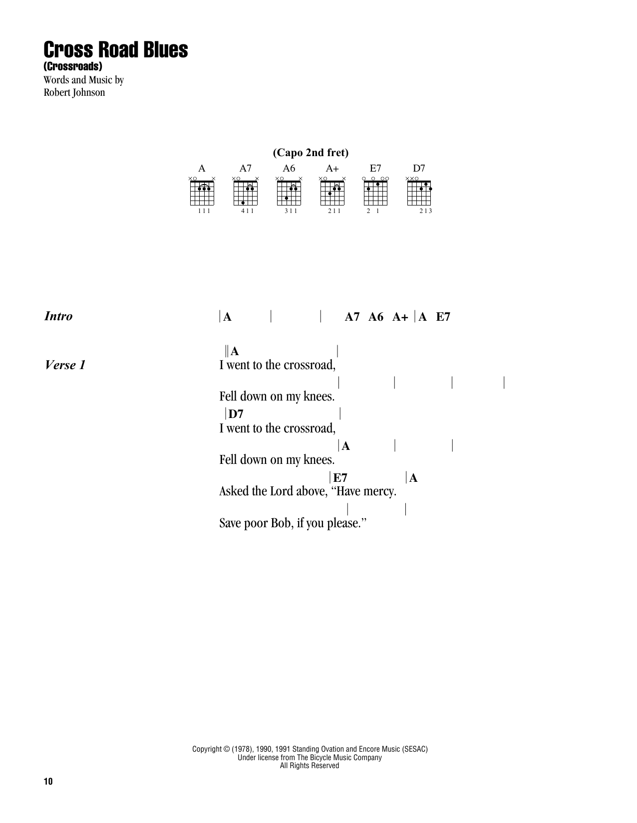 Produktbild zu: Cross Road Blues (Crossroads)