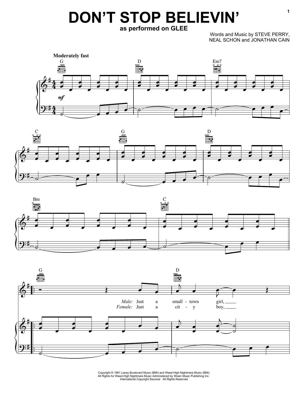 Produktbild zu: Don't Stop Believin'