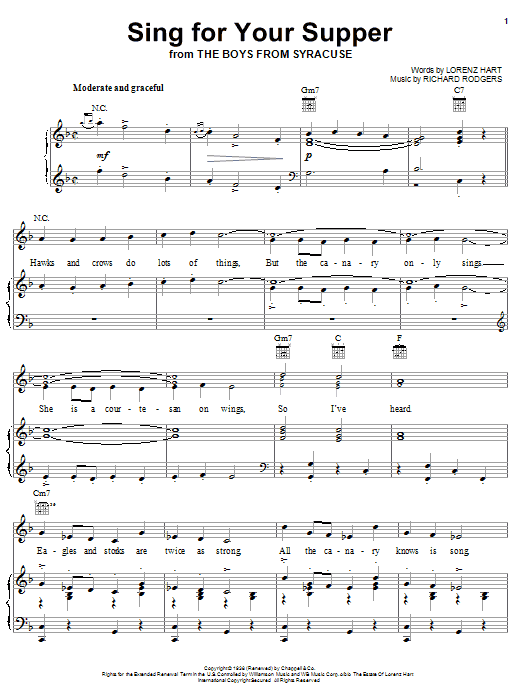 Produktbild zu: Sing For Your Supper
