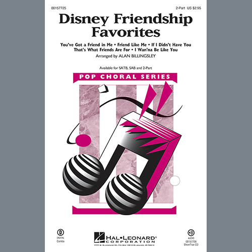 cover: Disney Friendship Favorites (Medley), Alan Billingsley