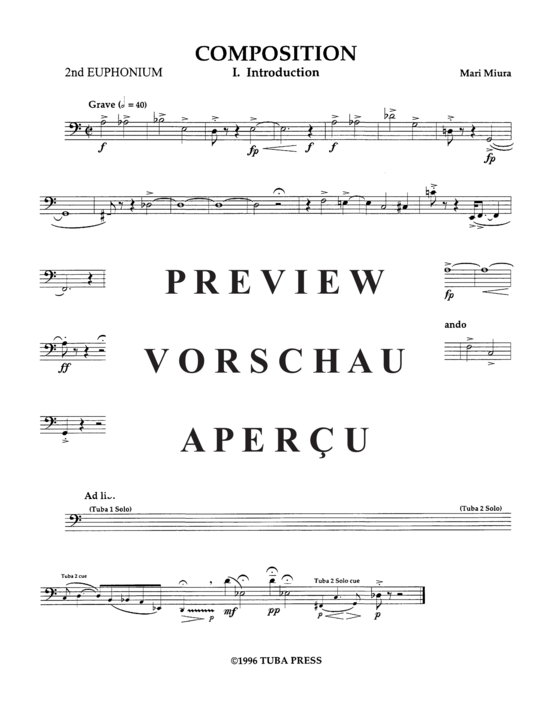 Product gallery: Page 21 of 21 Composition , , (Tuba Quartett EETT)