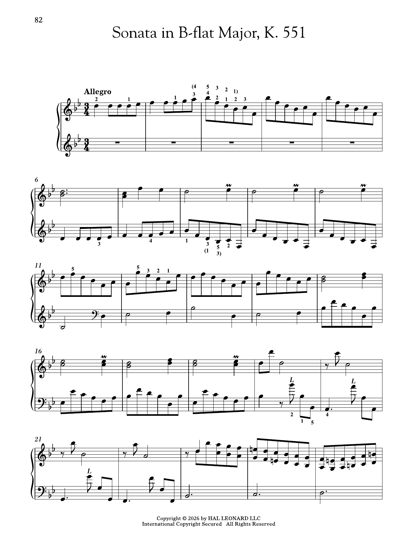 Produktgalerie: Seite 1 von 1 Sonata In B-Flat Major, K. 551, Domenico Scarlatti, Klavier