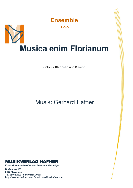 Product picture to: Musica enim FlorianumGerhard Hafner