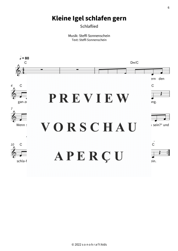 gallery: Finns Wintertraum - Eine Gute-Nacht-Geschichte über das Abenteuer des Einschlafens, , Vocalsandchords - Leadsheet