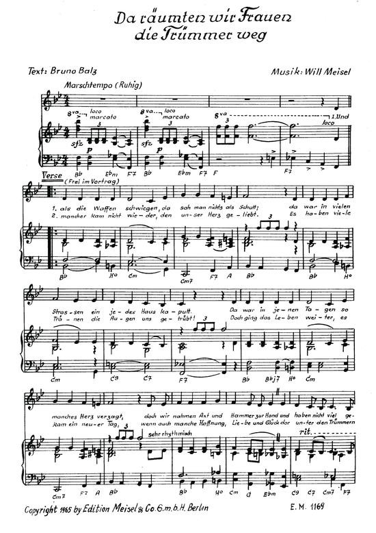 Produktbild zu: Da räumten wir Frauen die Trümmer wegMarsch