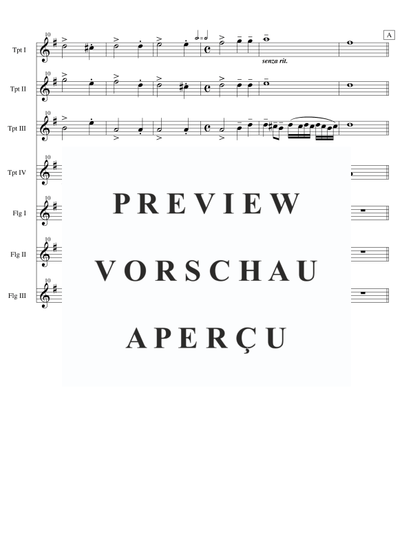 Product gallery: Page 5 of 11 Deus in Adjutorium, , Brass Septet 4 Trumpets and 3 Flugelhorns