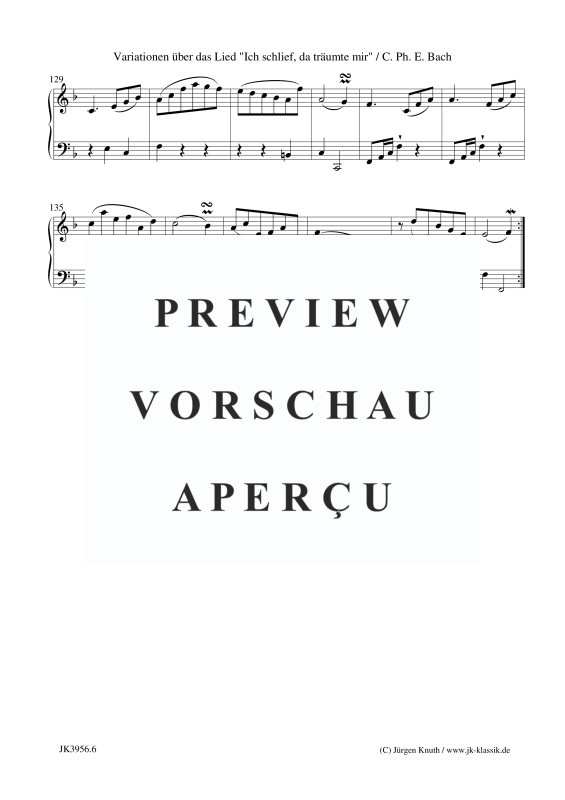 gallery: Ich schlief, da träumte mir - 7 Variationen, , (Klavier Solo)