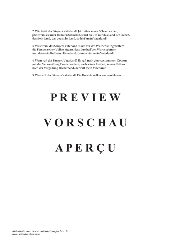 Product gallery: Page 3 of 3 Des Sängers Vaterland , , Piano and Voice