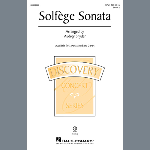 cover: Solfege Sonata, Audrey Snyder, Chor