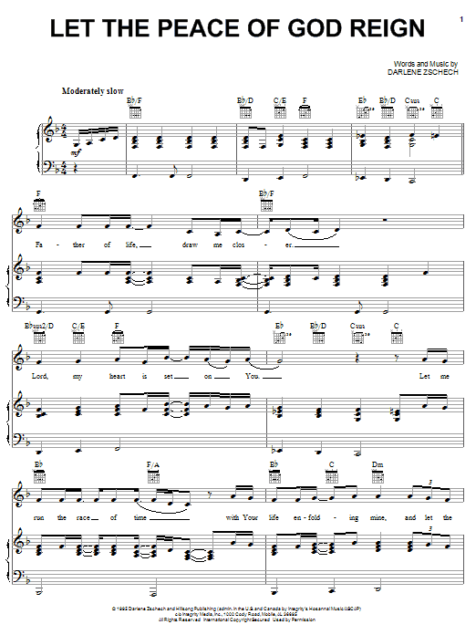 Produktbild zu: Let The Peace Of God Reign