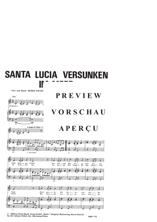 gallery: Santa Lucia versunken im Meer , Anderson, 	G. G., (Klavier + Gesang)