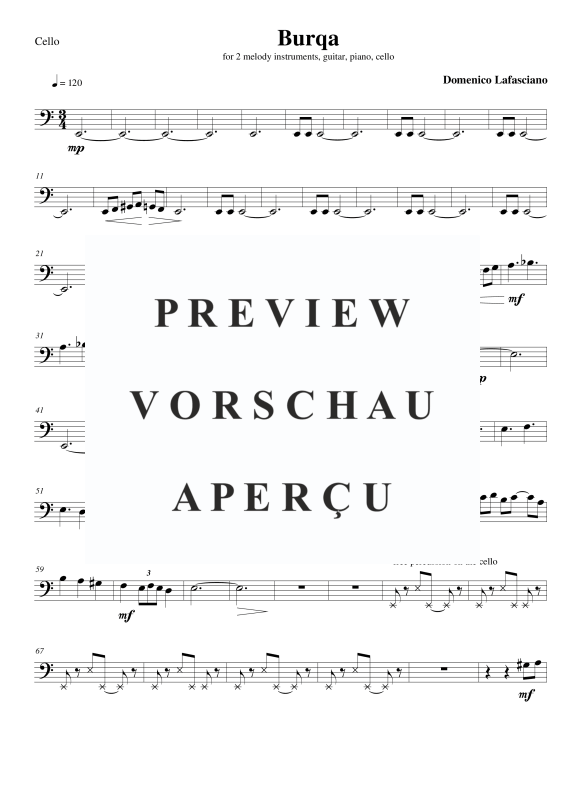 Produktgalerie: Seite 2 von 3 Burqa, , Gemischtes Ensemble - Violoncello