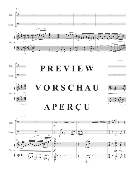 Product gallery: Page 5 of 21 Concertante , , (trombone, tuba and piano)