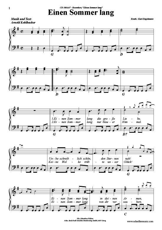 Produktbild zu: Einen Sommer lang Rosenherz