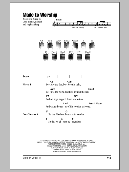 Produktbild zu: Made To Worship
